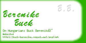 berenike buck business card